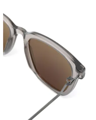 Mykita 透明なスクエアフレームのサングラス - グレー - サムネイル3
