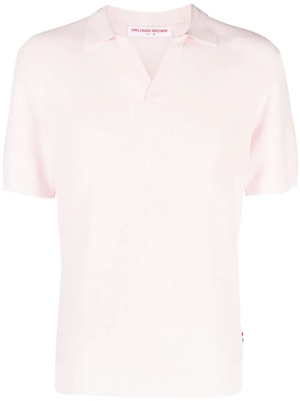 Orlebar Brown Horton cotton polo shirt - Pink - 画像1