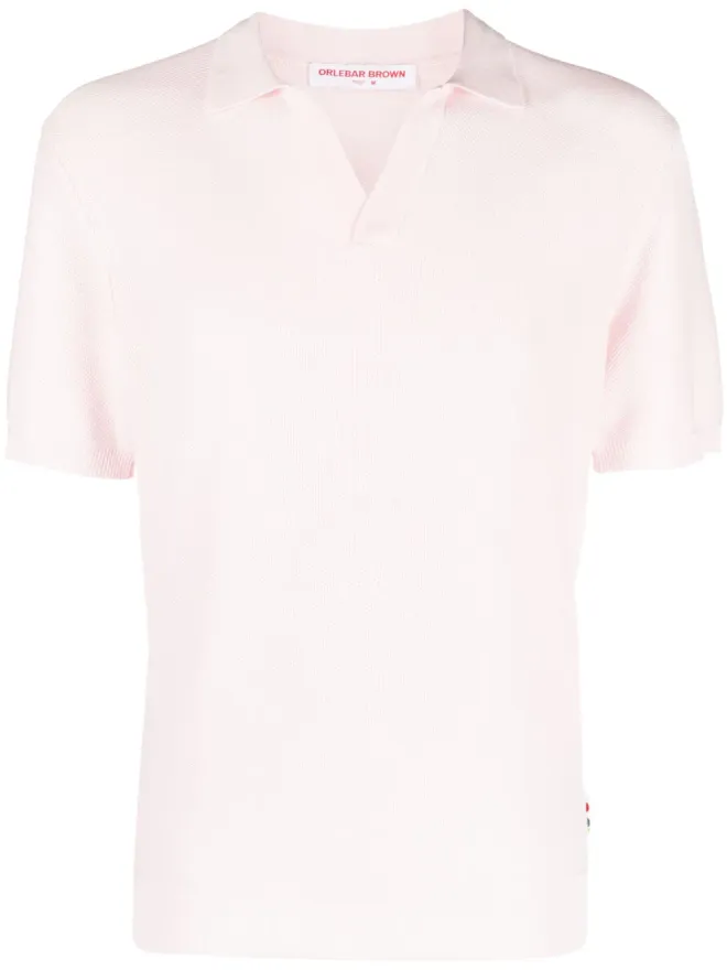 Orlebar Brown Orlebar Brown Horton cotton polo shirt - Pinkの商品画像