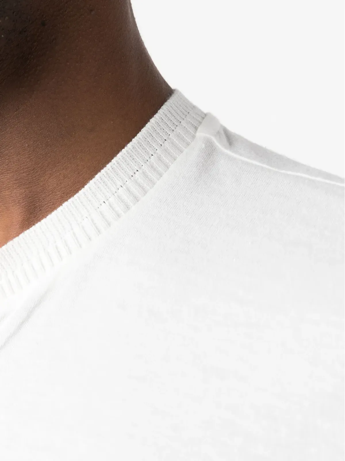 Orlebar Brown Vネック コットンジャンパー - White - 画像5