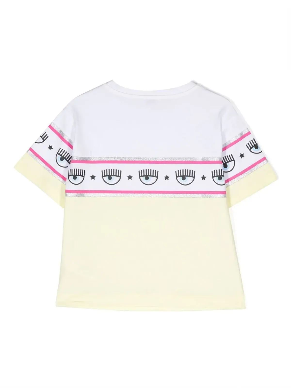 Chiara Ferragni Kids ロゴストライプ コットン Tシャツ - 画像2