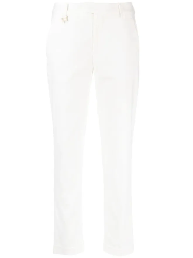 Lorena Antoniazzi Lorena Antoniazzi ロゴチャーム付きクロップドパンツの商品画像