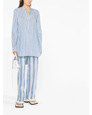 TOTEME 縦ストライプ柄 ロングシャツ - サムネイル2