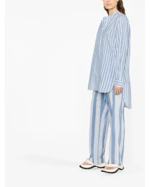 TOTEME 縦ストライプ柄 ロングシャツ - サムネイル3