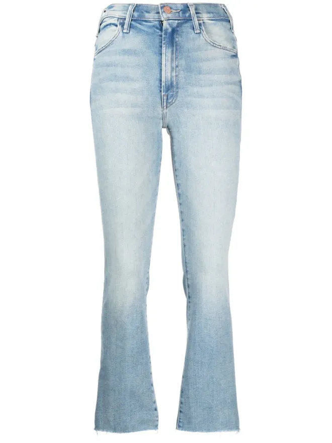 MOTHER MOTHER デニム フレアクロップドパンツの商品画像