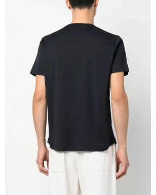 Loro Piana クラシック シルクコットン Tシャツ - ブルー - サムネイル5