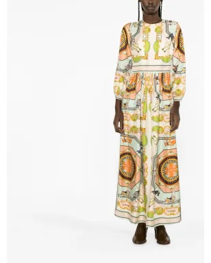Tory Burch バロック柄シルクドレス - サムネイル2