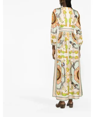 Tory Burch バロック柄シルクドレス - サムネイル3