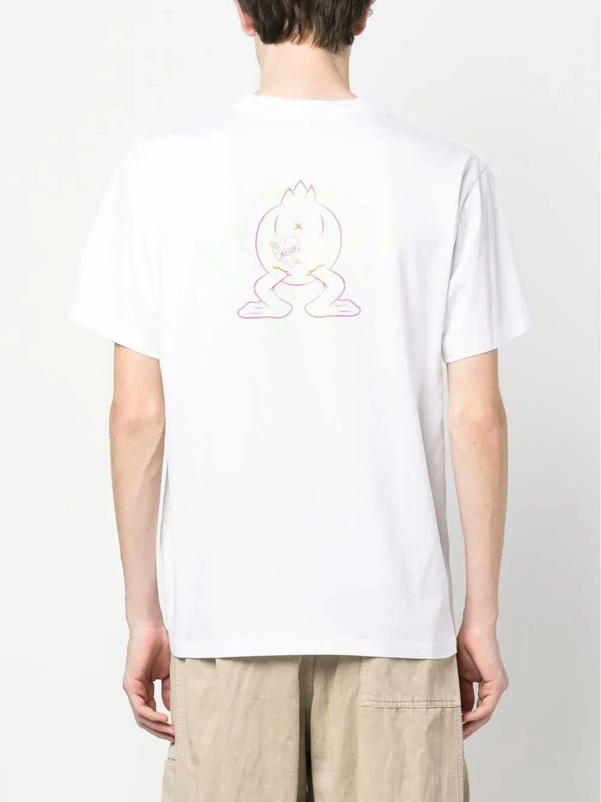 Aries ロゴプリントディテールTシャツ - 画像4