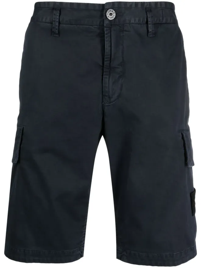 Stone Island Stone Island コンパスモチーフカーゴショーツの商品画像