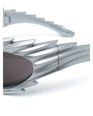 Balenciaga Eyewear スパイク レクタングルフレーム サングラス - サムネイル3