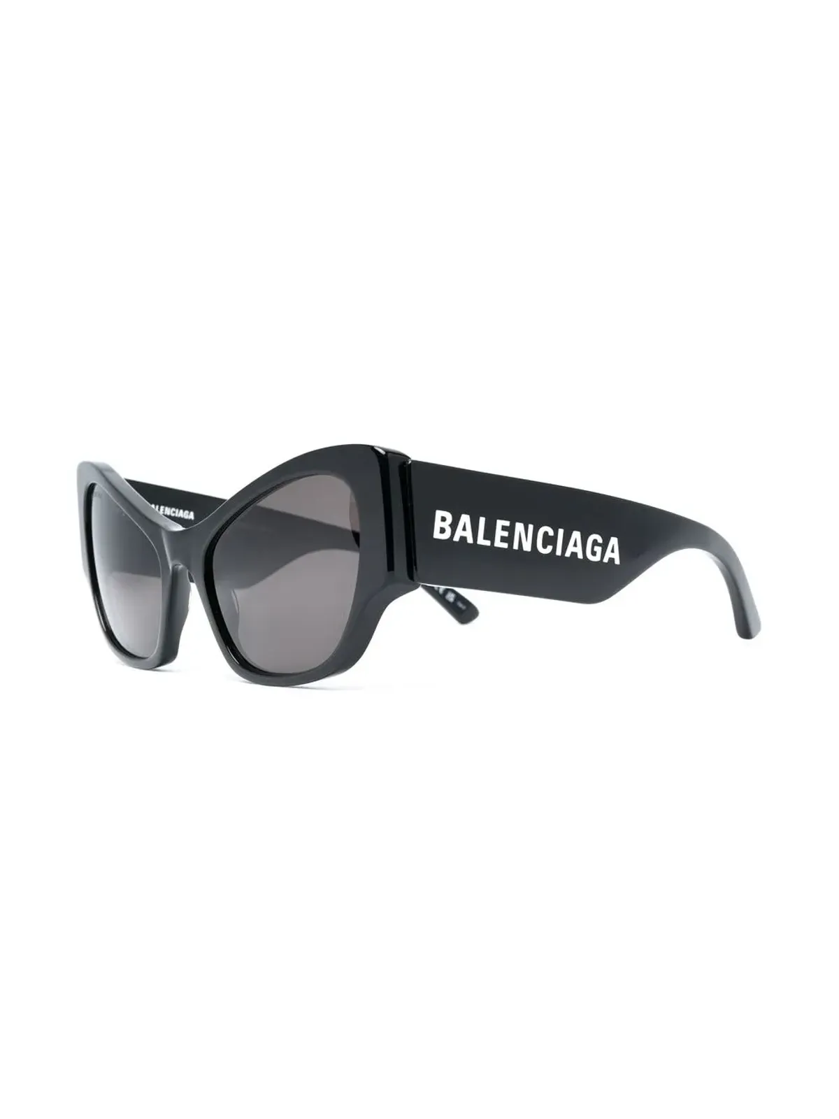 Balenciaga Eyewear エナメルロゴ キャットアイフレーム サングラス - 画像2