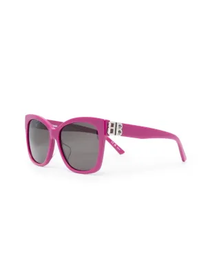 Balenciaga Eyewear ロゴプレート入りスクエアフレームサングラス - サムネイル2