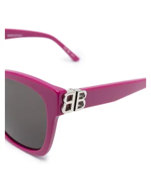 Balenciaga Eyewear ロゴプレート入りスクエアフレームサングラス - サムネイル3