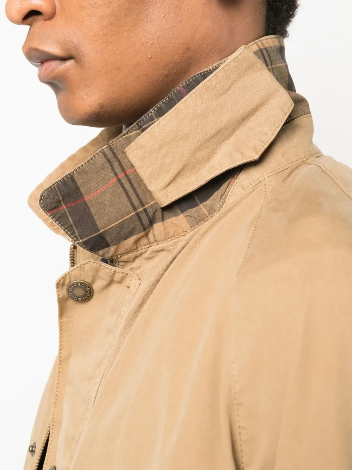 Barbour ボタンアップシャツジャケット - 画像5