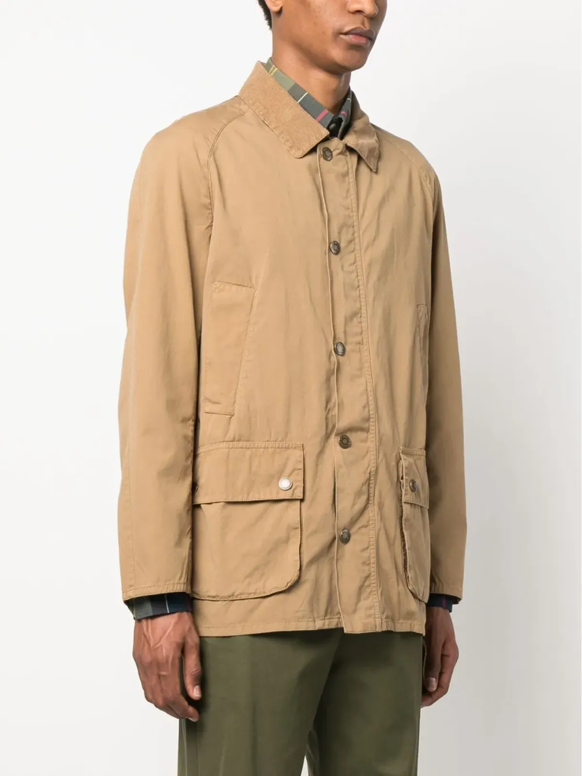 Barbour ボタンアップシャツジャケット - 画像3