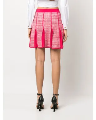 Elisabetta Franchi ハイウエストプリーツスカート ピンク - サムネイル4