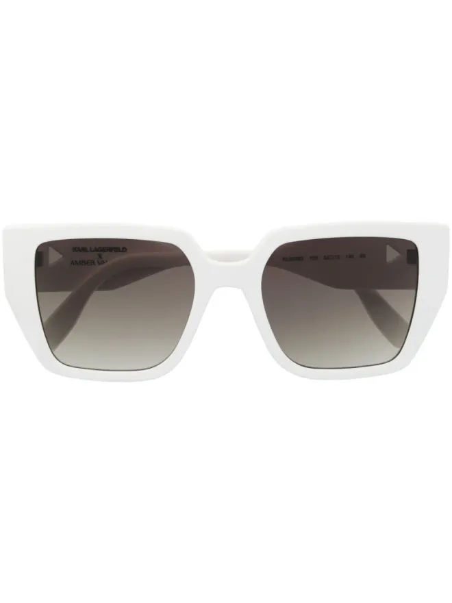 Karl Lagerfeld Karl Lagerfeld ティンテッドスクエアフレーム サングラスの商品画像