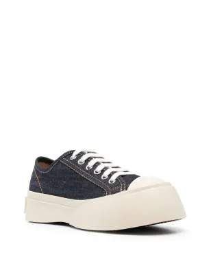 Marni Pablo denim lace-up sneakers - Blue - サムネイル2