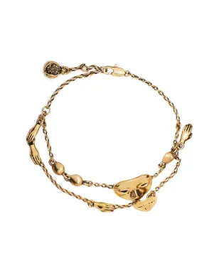LEMAIRE Estampe chain-link bracelet - Gold - サムネイル1