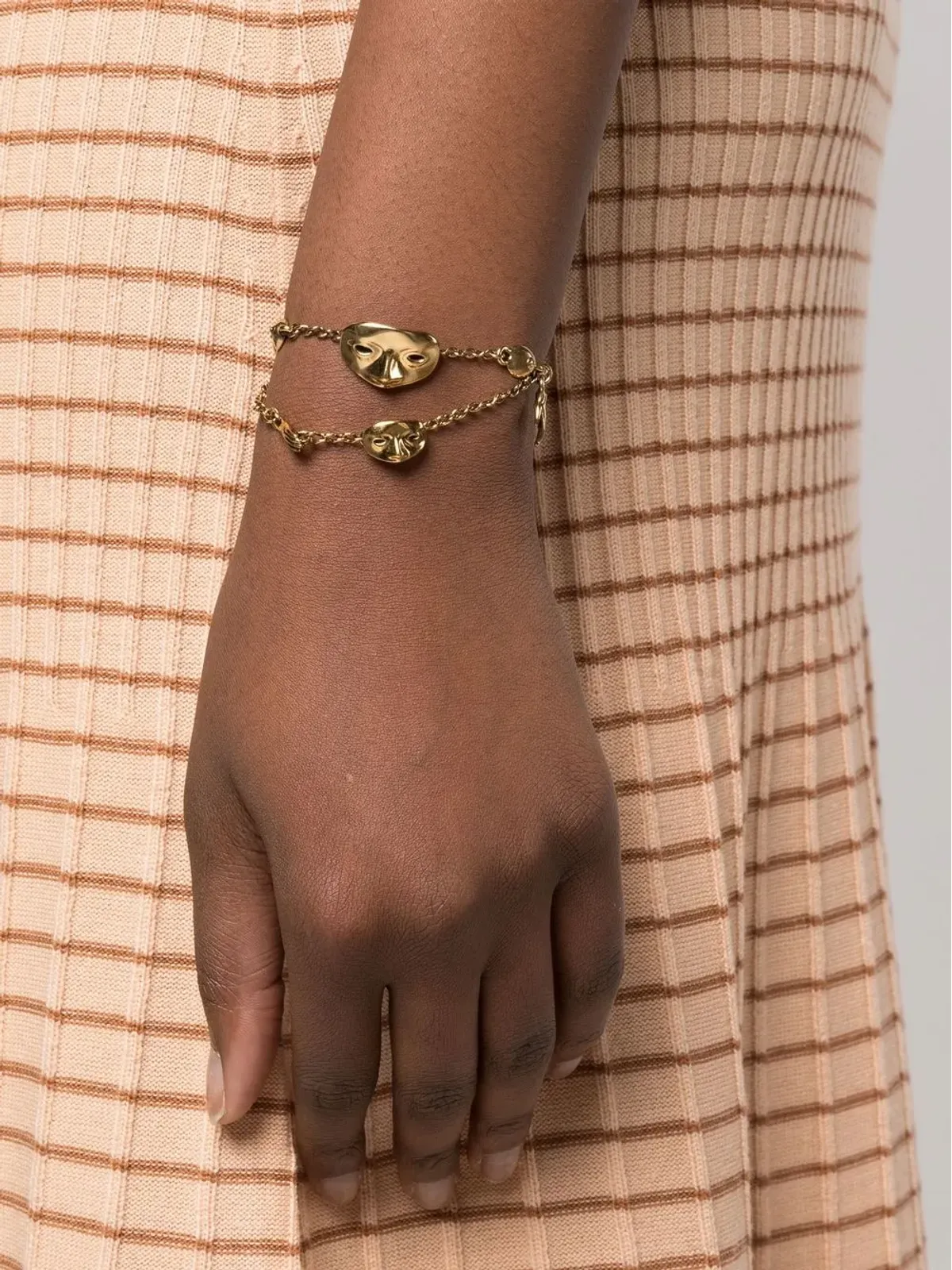 LEMAIRE Estampe chain-link bracelet - Gold - 画像2