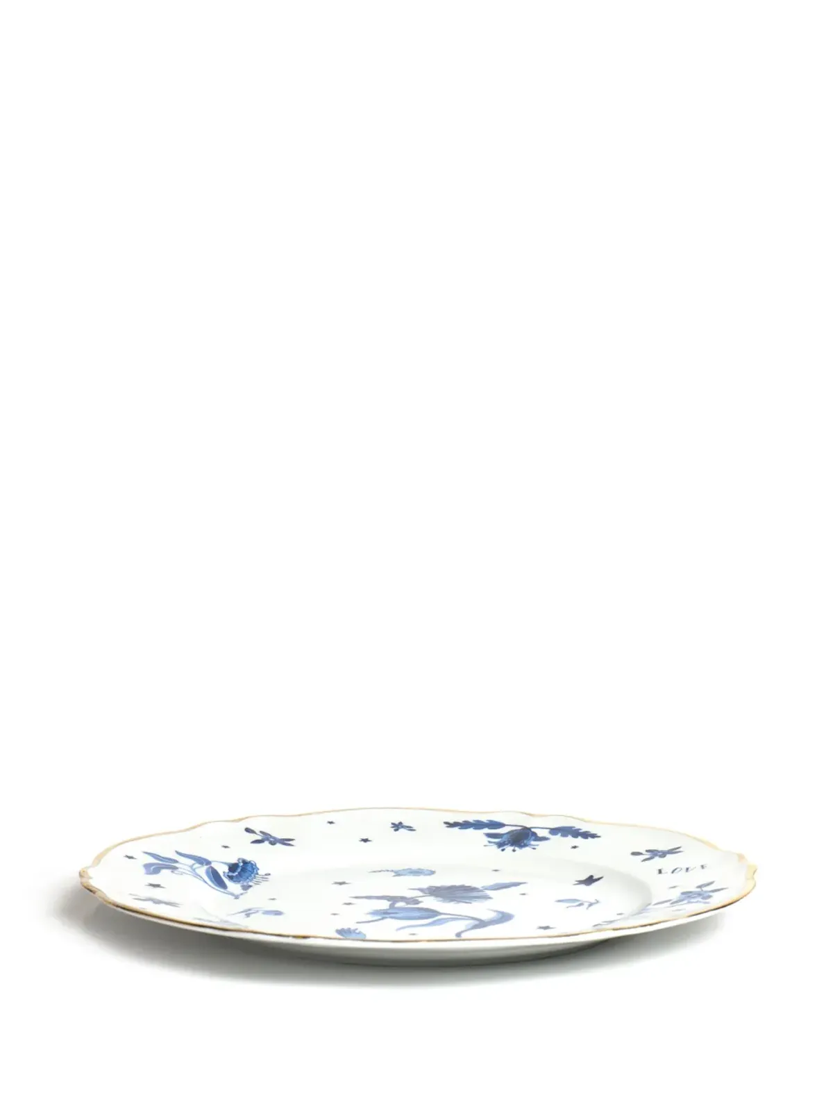 Bitossi Home La Tavola Scomposta 花柄プリント プレート - White - 画像3