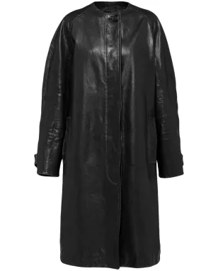 Prada シングルブレストレザーコート - サムネイル1