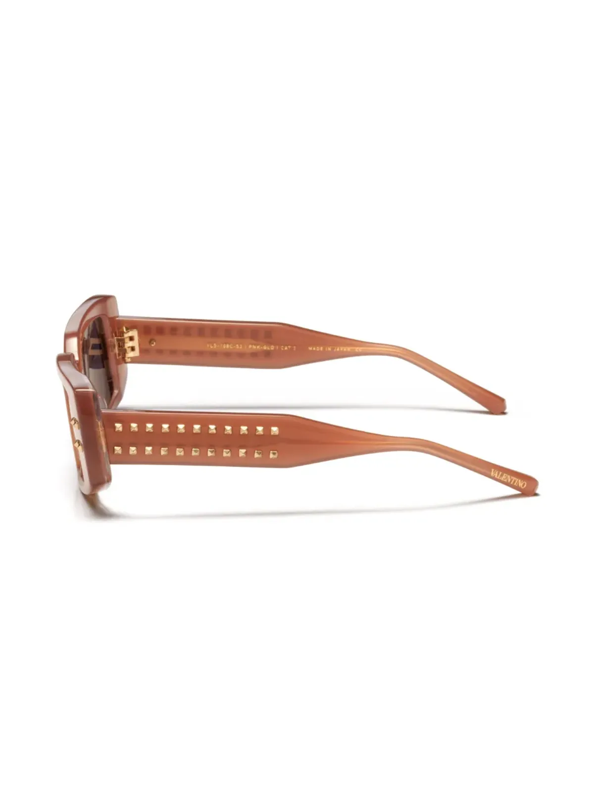 VALENTINO GARAVANI EYEWEAR ロックスタッド装飾サングラス - 画像3