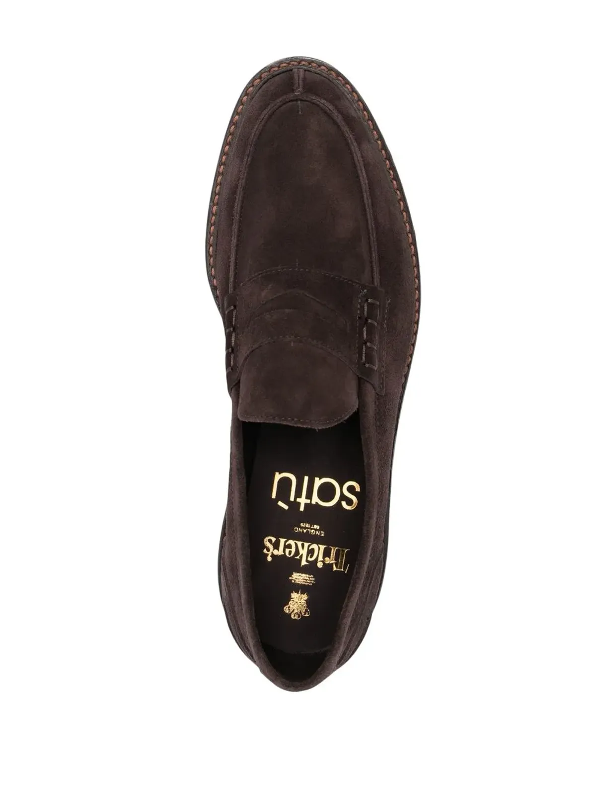 Tricker's アダム スエード ペニーローファー - 画像4