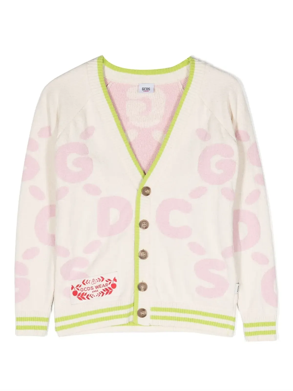 Gcds Kids エンボスロゴプリントカーディガン - 画像1