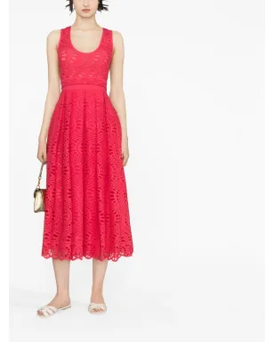 Giambattista Valli オープンニットミディドレス - サムネイル2