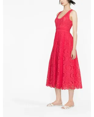 Giambattista Valli オープンニットミディドレス - サムネイル3