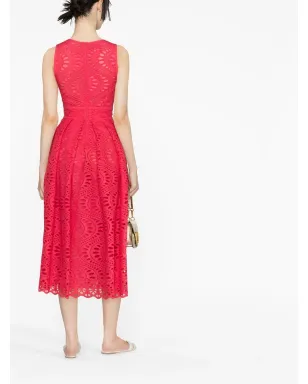 Giambattista Valli オープンニットミディドレス - サムネイル4