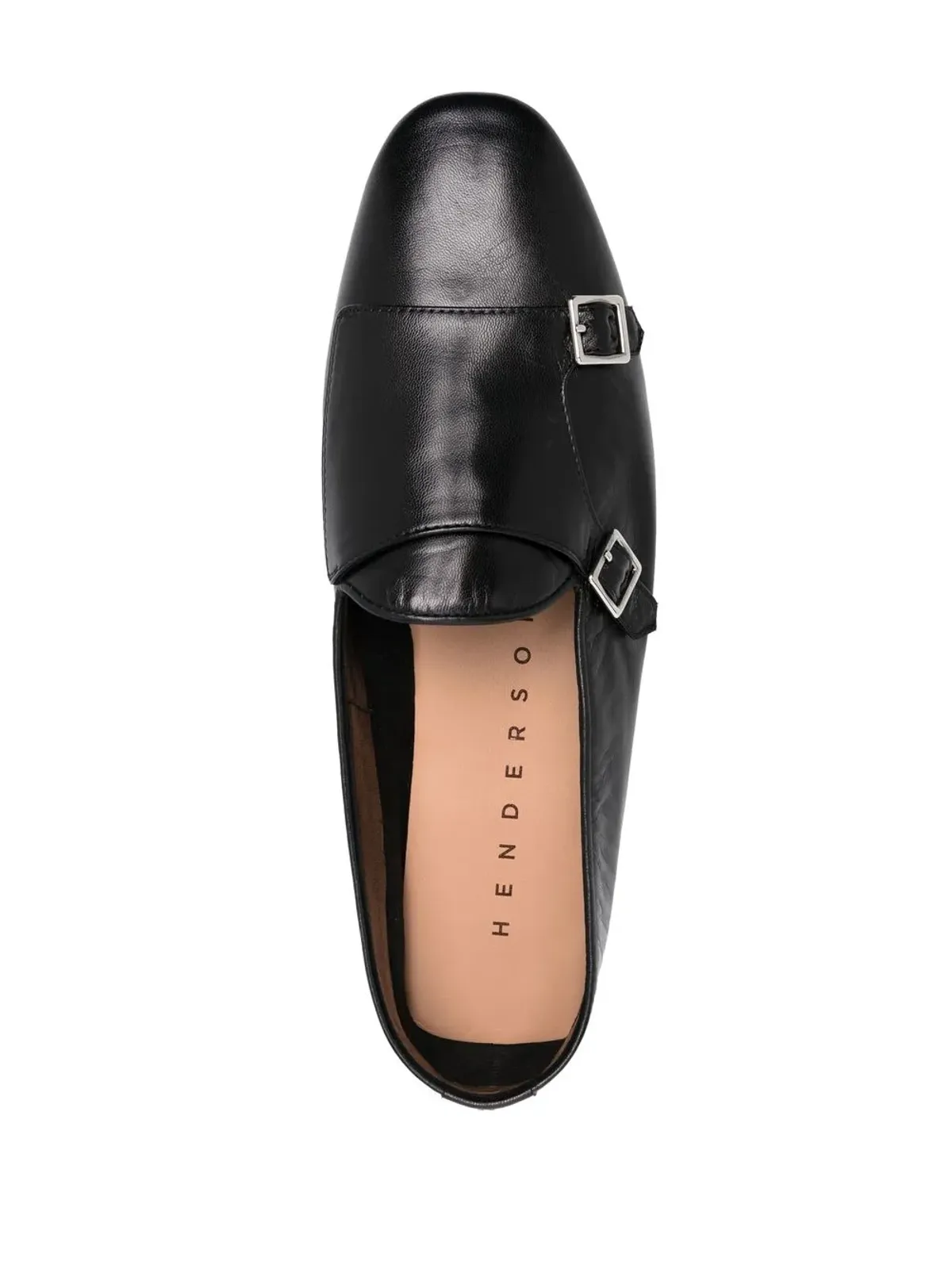 Henderson Baracco バックルディテール レザー スリッパ - 画像4