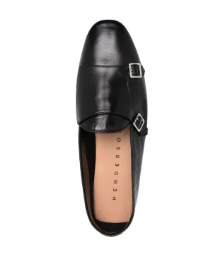 Henderson Baracco バックルディテール レザー スリッパ - サムネイル4