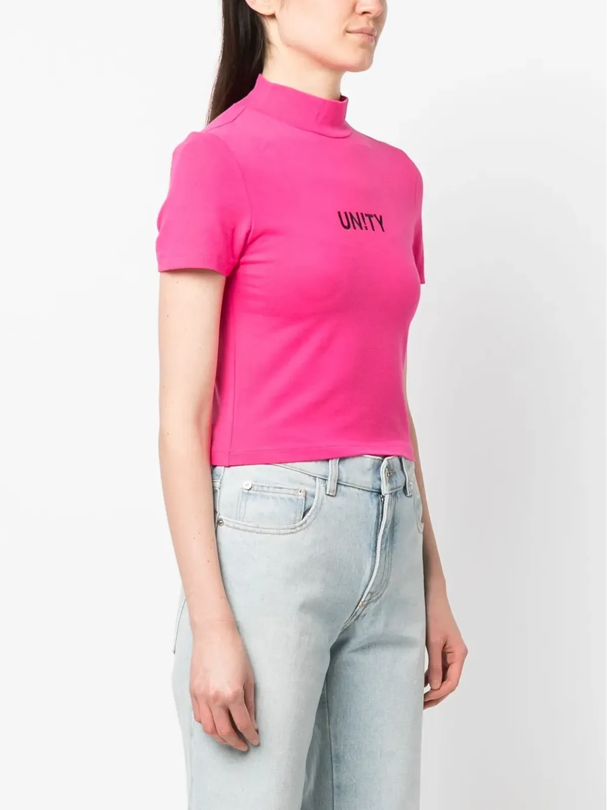 Ksubi ロゴプリント・ハイネックTシャツ - 画像3