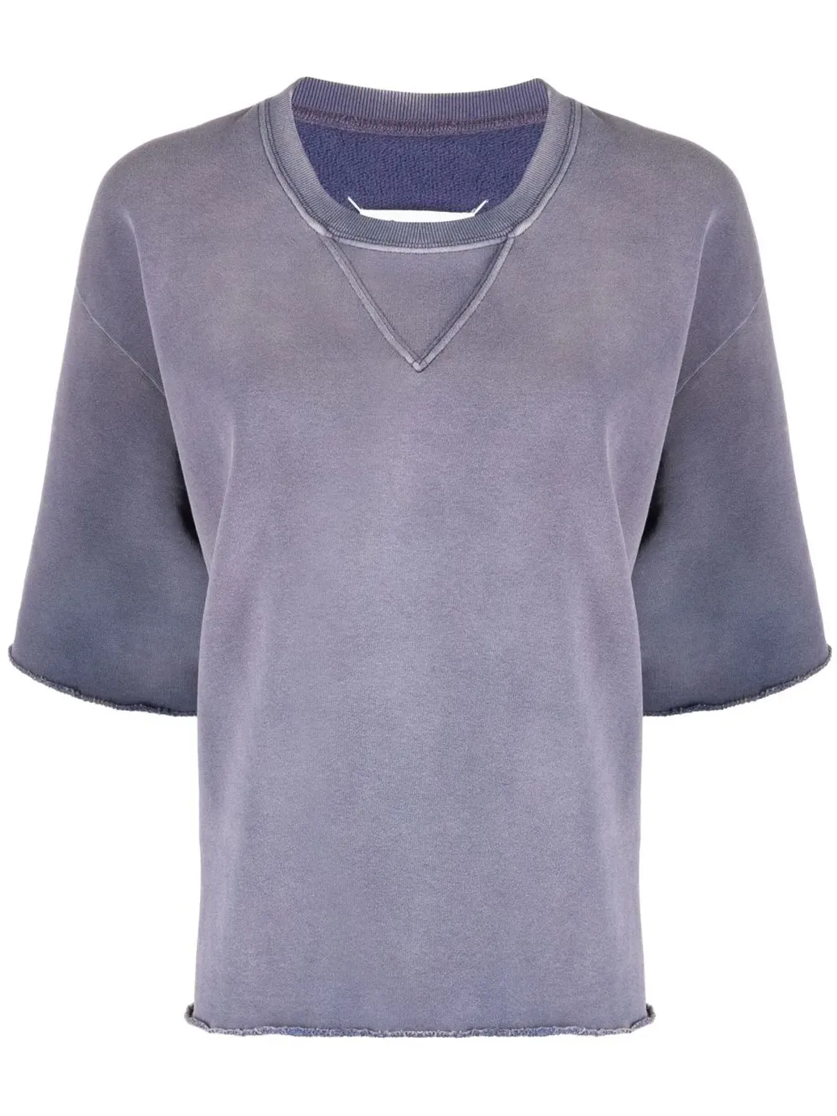 Maison Margiela ショートスリーブ オーガニックコットン スウェットシャツ - 画像1