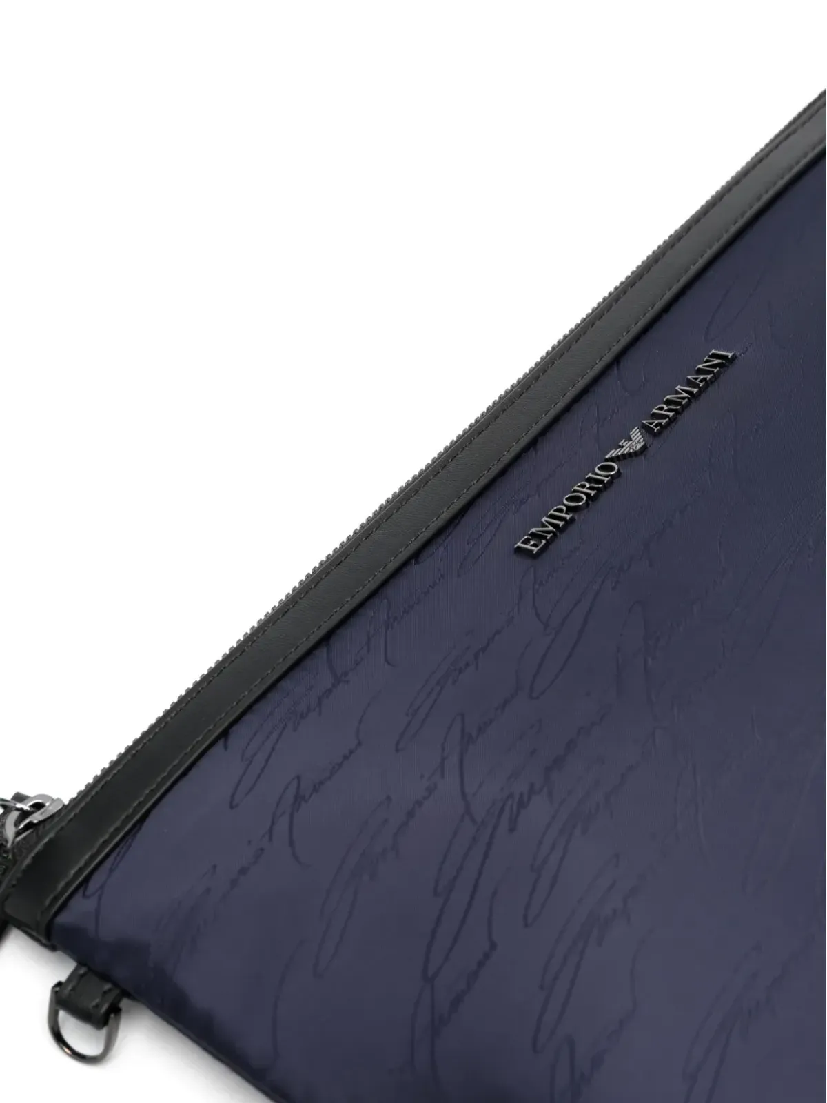 Emporio Armani ロゴプレート付き洗面用バッグ - 画像4