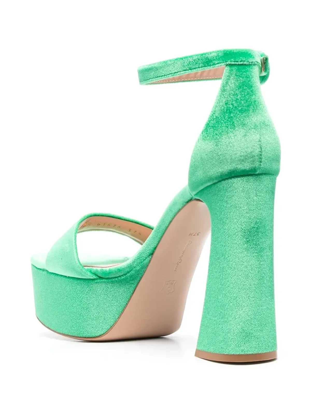 Gianvito Rossi ホリー チェニール サンダル - 画像3
