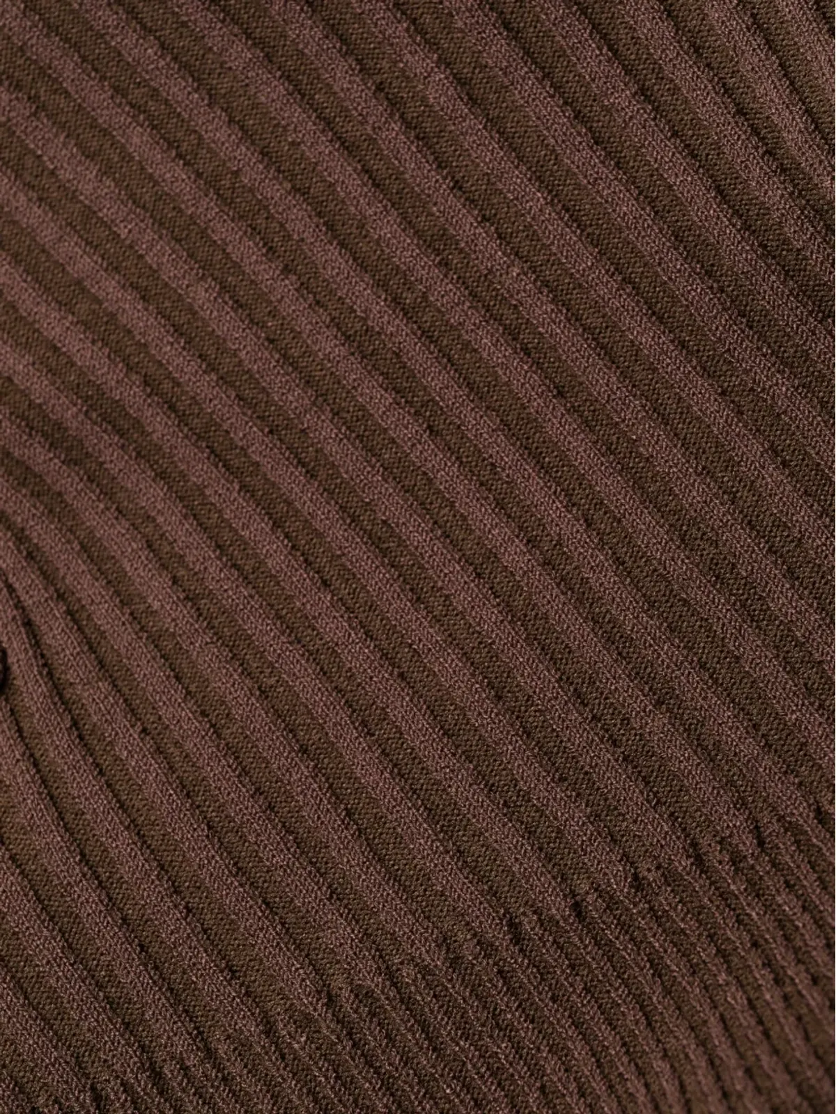 ANDREĀDAMO ホルターネック付きリブニットボディスーツ - 画像3