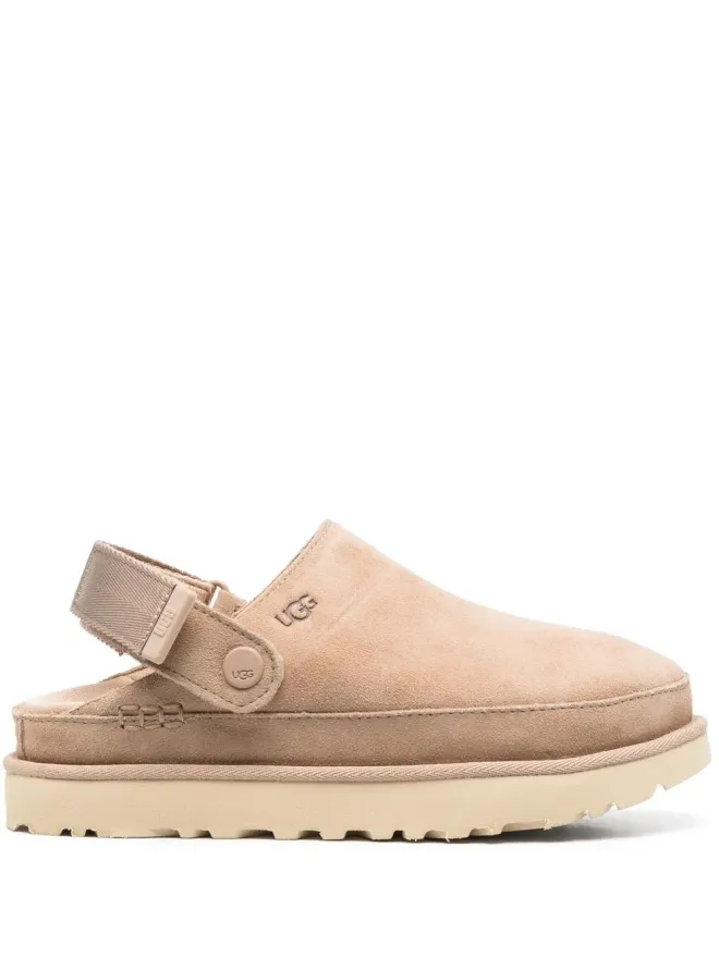 UGG UGG ゴールデンスター スエード フラットフォーム クロッグの商品画像