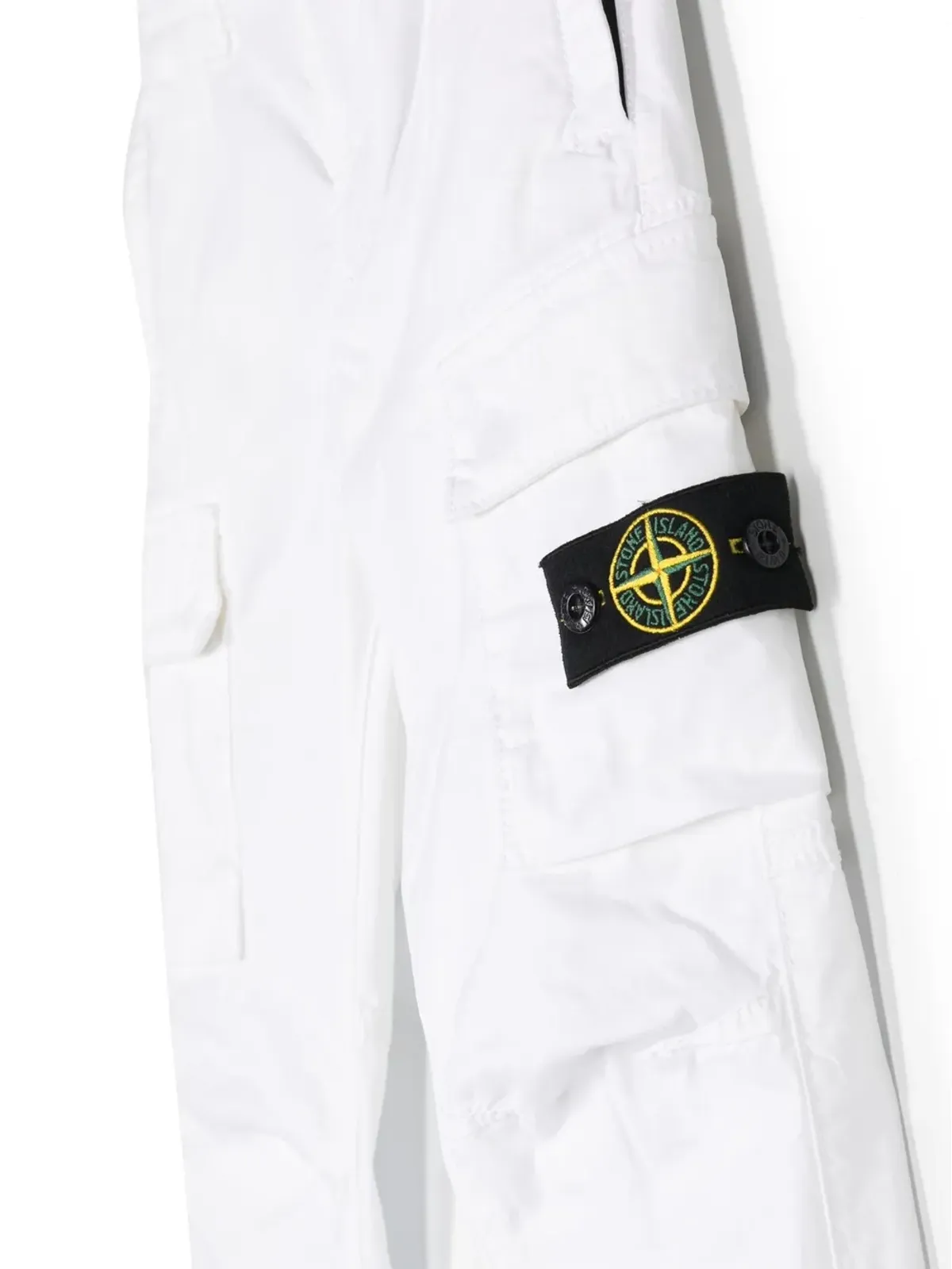 Stone Island Junior コンパスパッチ カーゴパンツ - 画像3