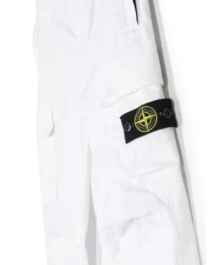 Stone Island Junior コンパスパッチ カーゴパンツ - サムネイル3