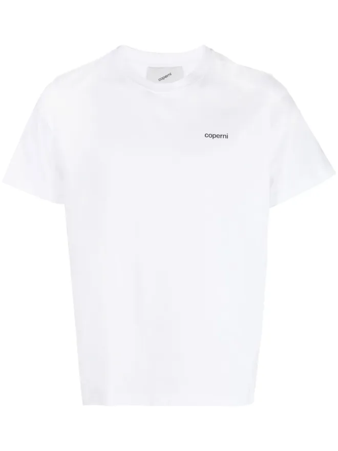 Coperni Coperni ロゴプリント コットンTシャツ - Whiteの商品画像