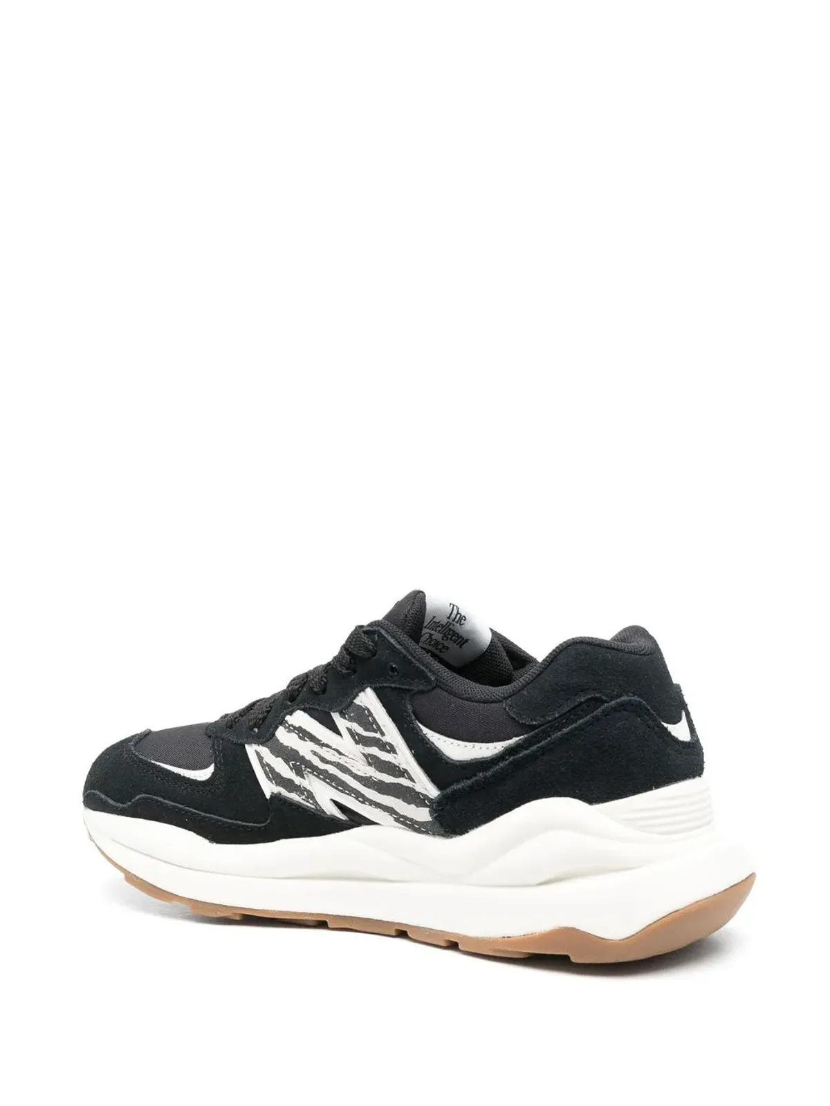 New Balance ゼブラ柄 ロー・トップスニーカー - ブラック - 画像3