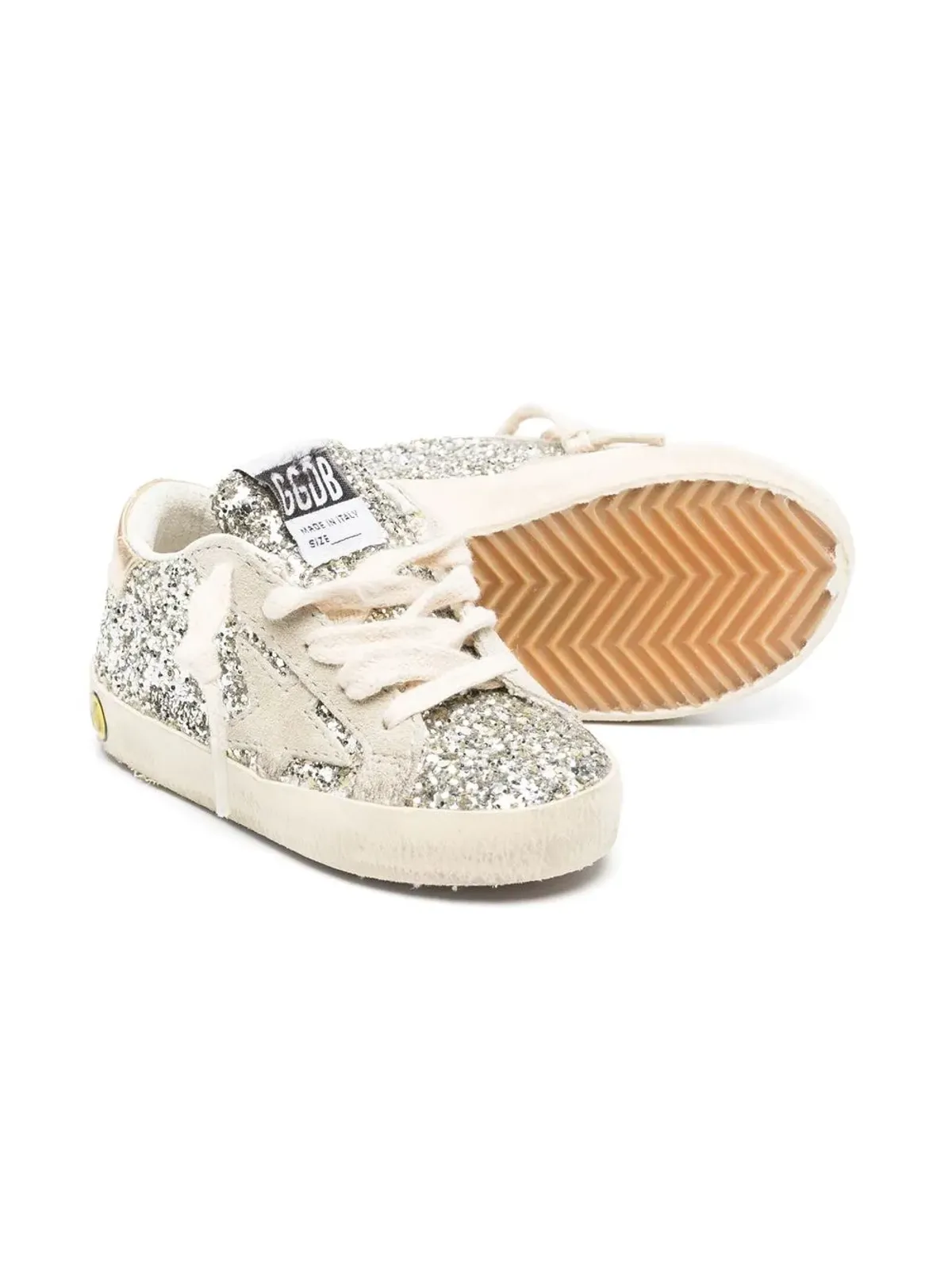 Golden Goose Kids スーパースター グリッター ローカット スニーカー - 画像2