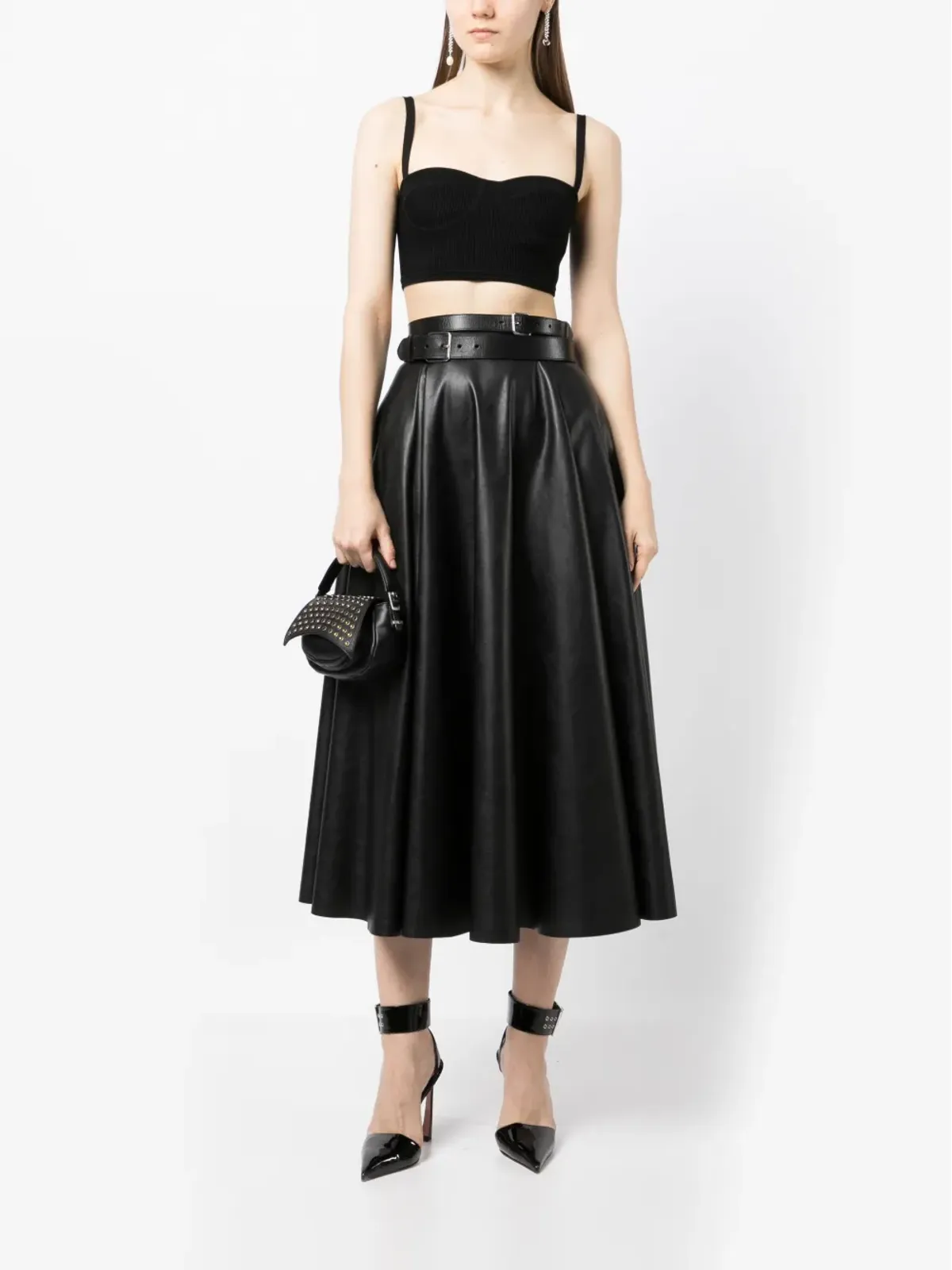 Alexander McQueen リブニット ブラトップ - 画像2