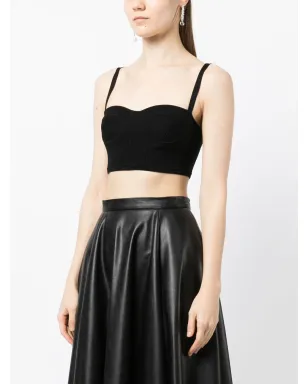 Alexander McQueen リブニット ブラトップ - サムネイル3