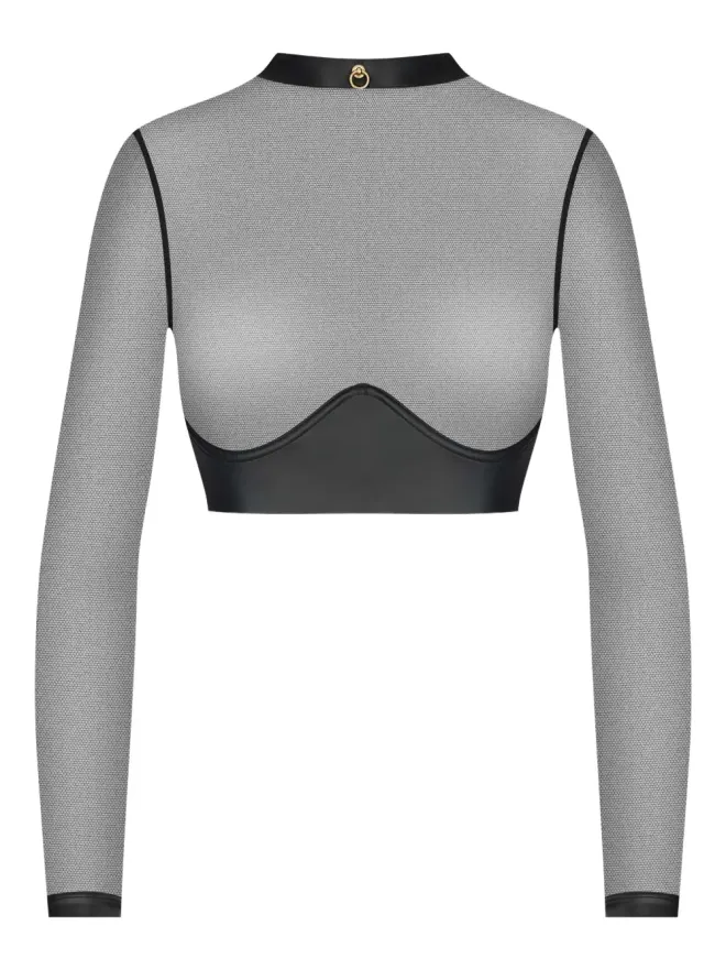 Maison Close Maison Close Chambre Noire long-sleeve top - Blackの商品画像