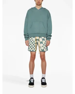 RHUDE スクリプト ロゴプリント ニットフーディ - サムネイル2